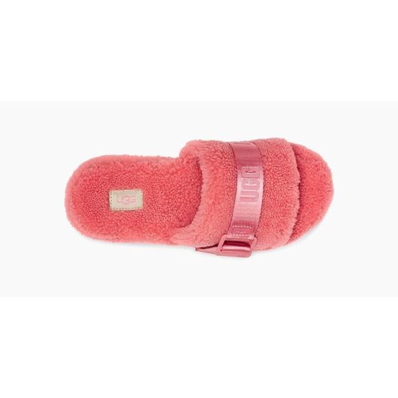 UGG Pink Blossom Fluffita Slides - Size 6 - Picture 1 of 8